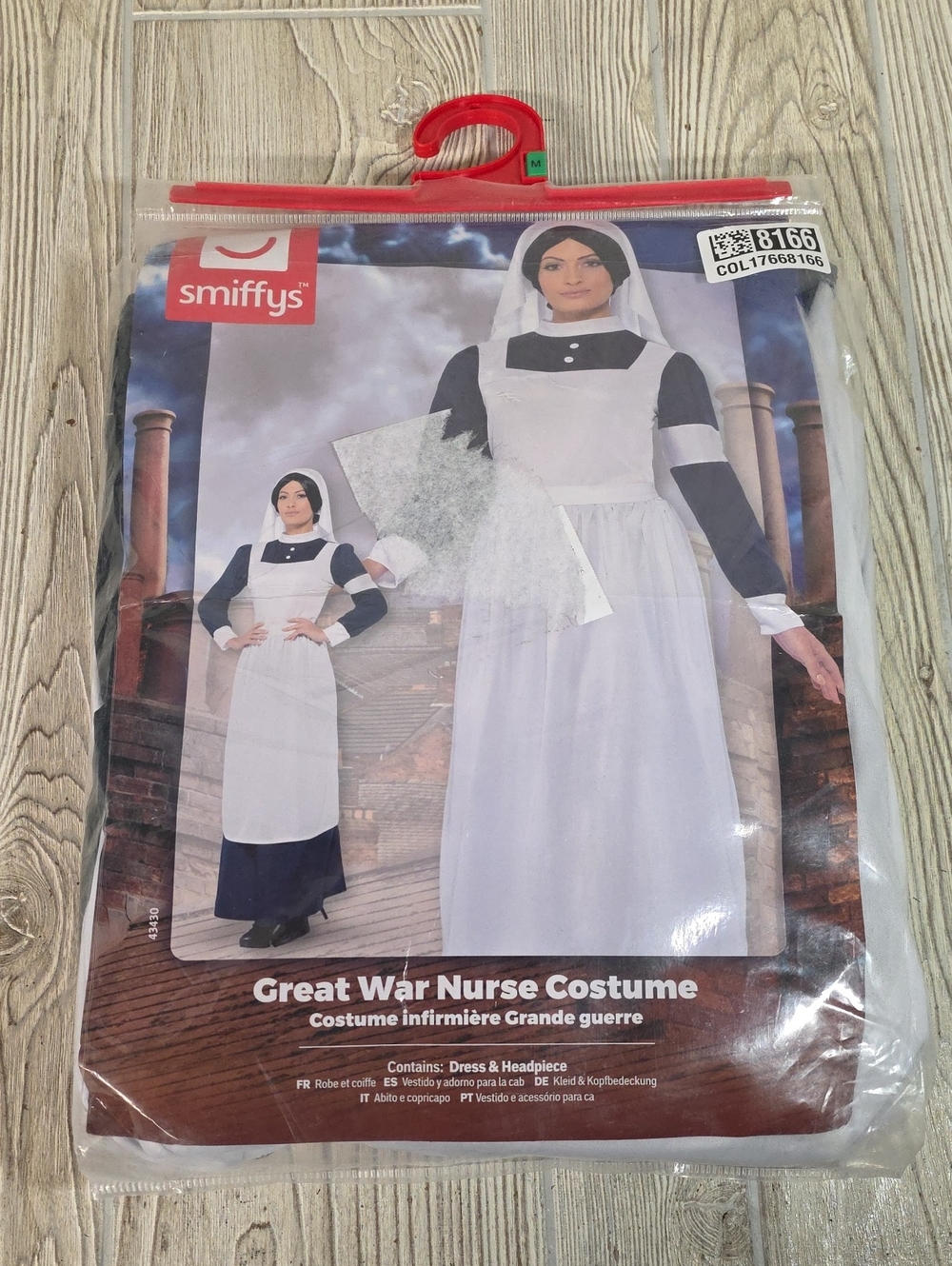 Smiffys Great War Nurse Costume Historal Themed Outfit Womens Medium